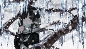 107672-ice-snow-winter-scarf-anime-anime-girls